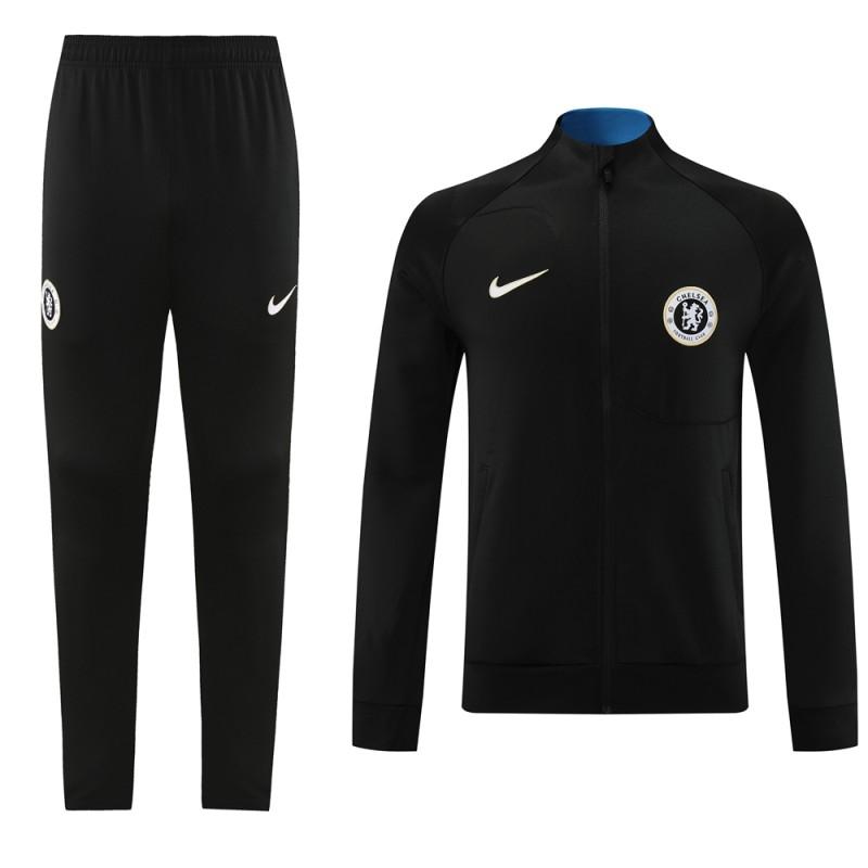 23/24 Chelsea Black Full Zipper Jacket+Pants