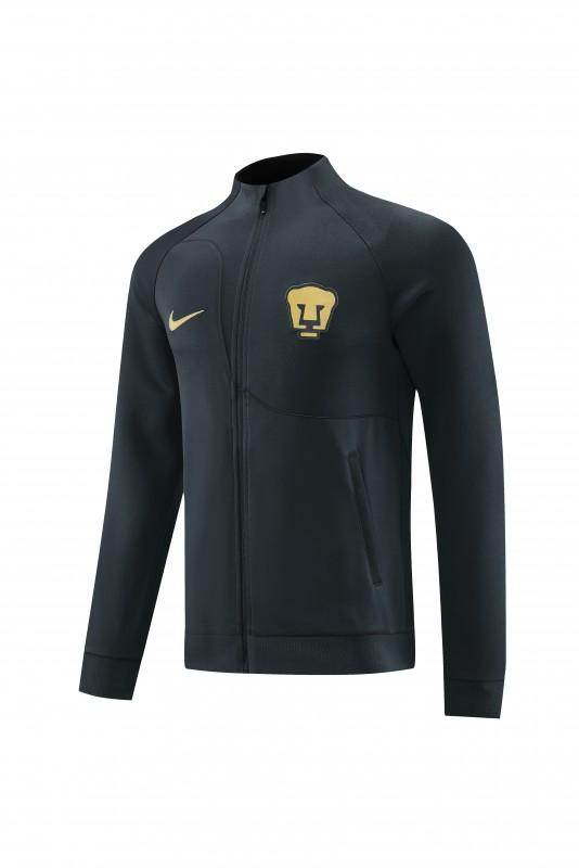 23/24 Pumas UNAM Black Full Zipper Jacket+Pants