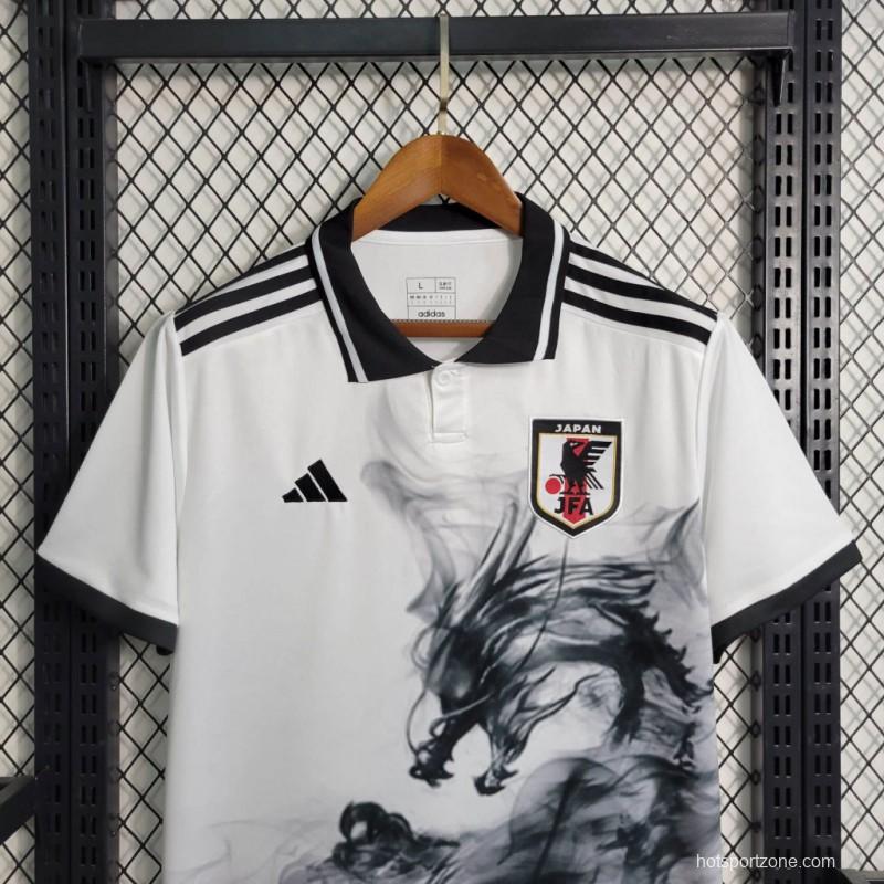 2023 Japan White Ink Painting Dragon Special Jersey