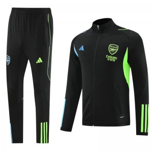 23/24 Arsenal Green/Black Full Zipper Jacket+Pants