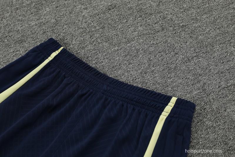 24/25 Club America Blue/Yellow Vest Jeresy+Shorts