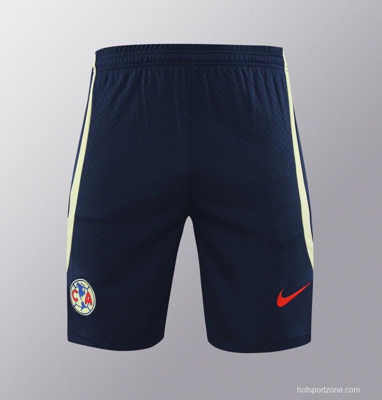 24/25 Club America Navy Short Sleeve Jeresy+Shorts