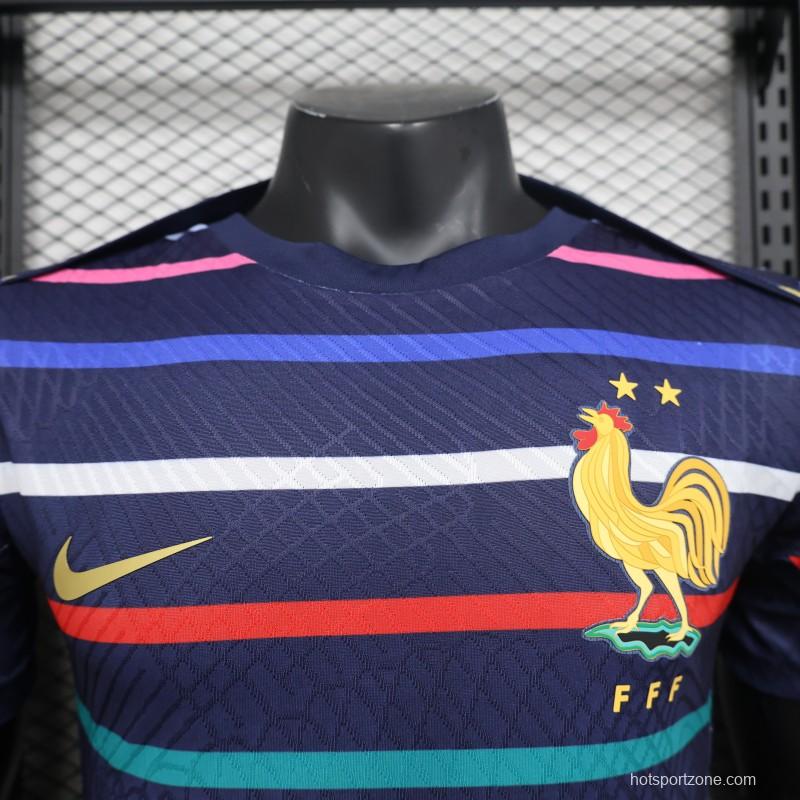 Player Version 2024 France Training Stripe Jersey