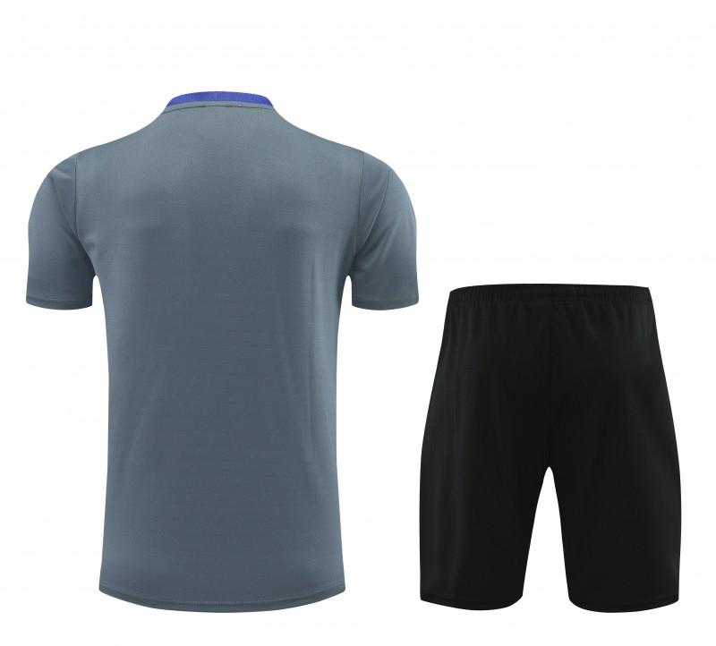 24/25 Inter Milan Grey Short Sleeve Jeresy+Shorts