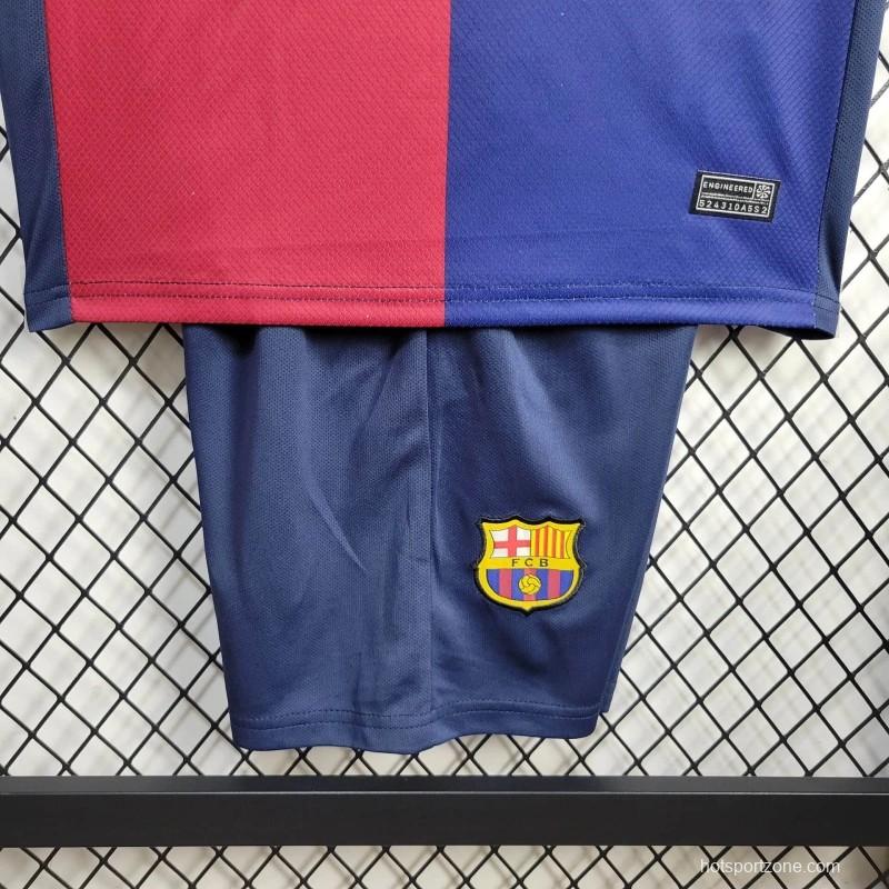 24/25 Kids Barcelona Home Jersey