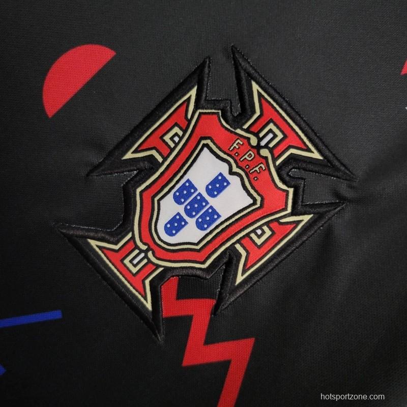 2024 Portugal Pre-match Small Geometric Patterns Jersey