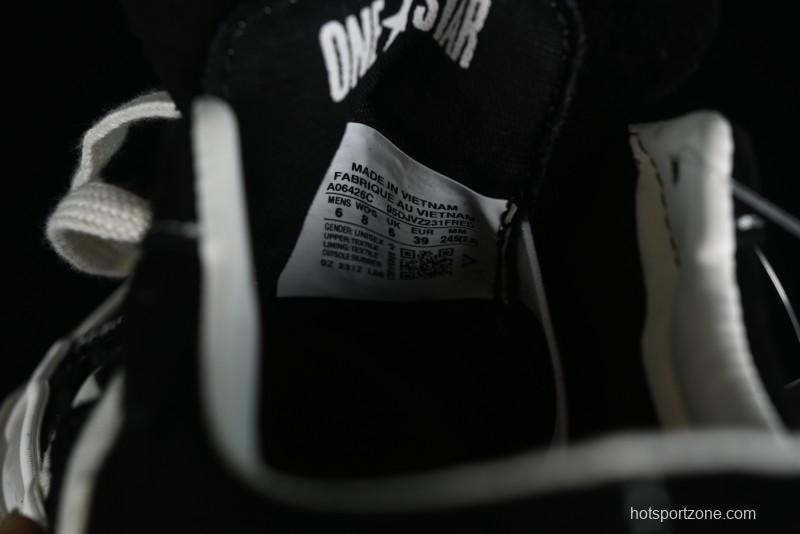 Converse One Star Academy Pro Classic Black & White One Star Retro Casual Skate Shoes - A06426C