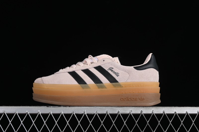 Adidas Originals Gazelle Bold IE0429 Low-Top Sneakers with Thick Sole for Casual Wear, Slip-Resistant and Durable