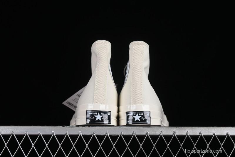 Converse Chuck 1970s Original Cream White High-Top Casual Canvas Shoes - 162210C