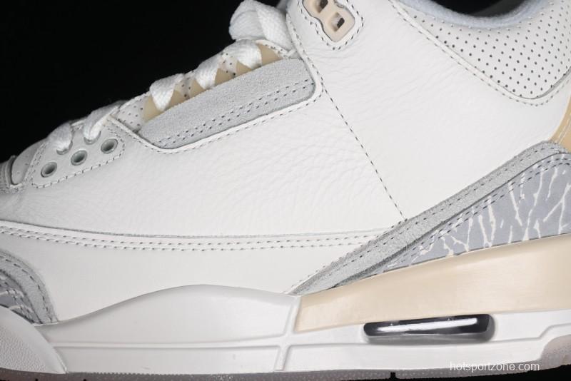 Nike Air Jordan 3 Retro Craft Ivory Sneakers - FJ9479-100