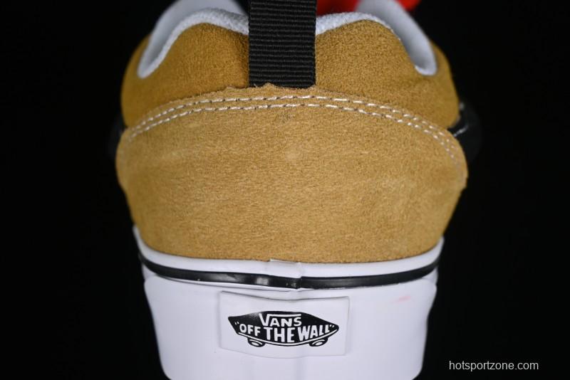 Vans Classics Knu Skool Retro Skate Shoes with Thick Tongue and Oversized Toe - VN0009QC5QJ1