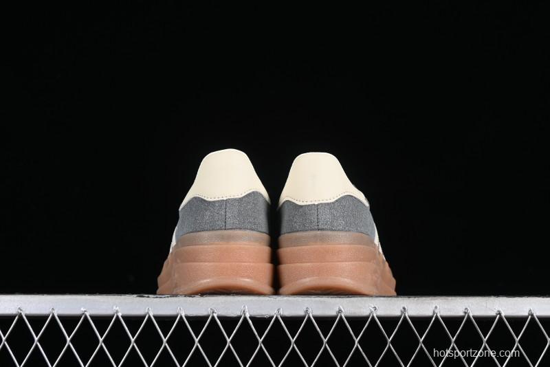 Adidas Originals Gazelle Bold IE0428 Low-Top Sneakers with Thick Sole for Casual Wear, Anti-Slip and Durable - IE0428