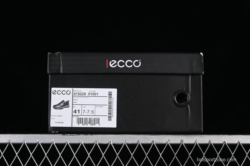 Ecco Pure Color Block Slip-Resistant耐磨耐磨运动鞋 41522801001