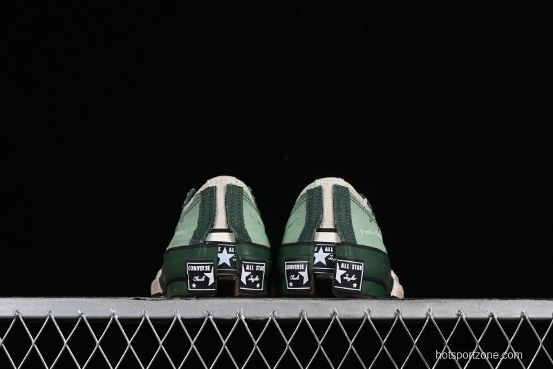 Feng Chen Wang Converse Chuck 70 Low Unisex Deconstructed Canvas Sneakers - A07636C