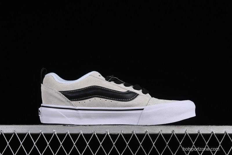 Vans Classics Knu Skool Retro Sneakers with Thick Tongue and Oversized Toe - VN0009QC02Y