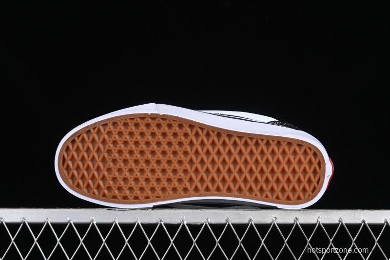 Vans Classics Knu Skool Coca-Cola Collaboration Black White Embroidery Chunky Tongue Sneakers - VN0009QC6BTI