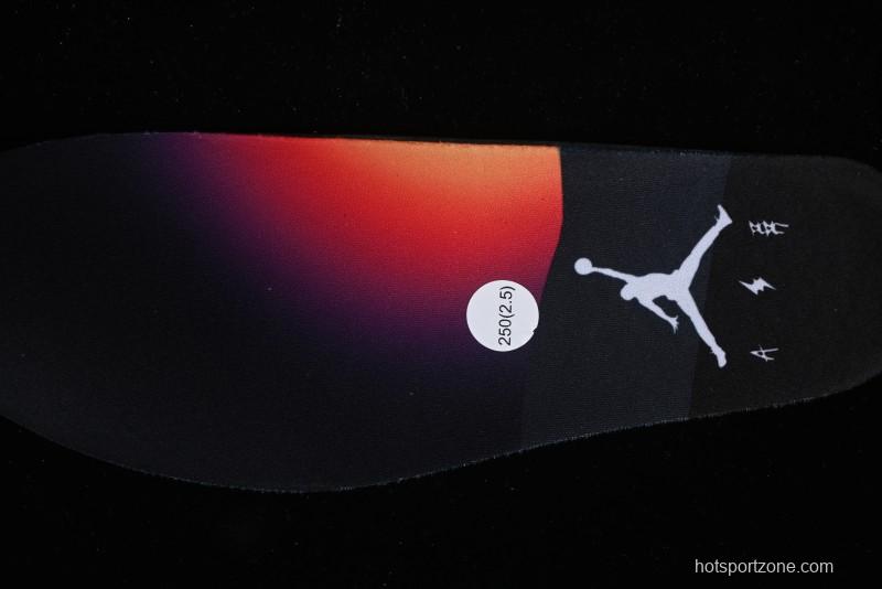 Nike Air Jordan 3 Retro "Rio" Collaboration Sneakers with Gradient Heel and J Balvin Logo - FN0344-001