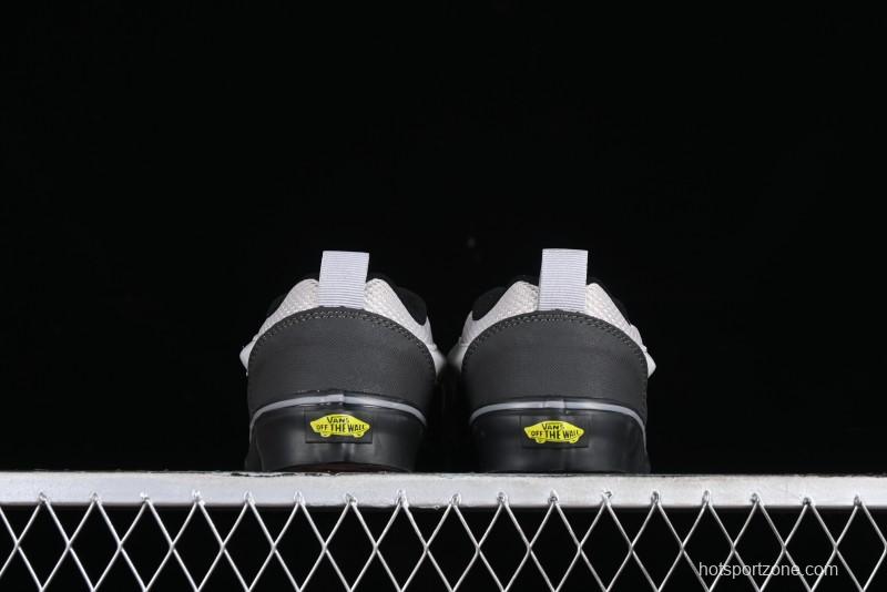 Vans OG Classic Slip-On Acid Wash Retro Grey Black Skate Shoes - VN0009QCGRY