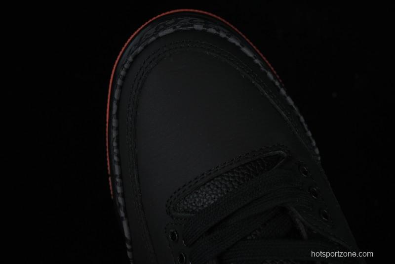 Nike Air Jordan 3 Retro "Rio" Collaboration Sneakers with Gradient Heel and J Balvin Logo - FN0344-001