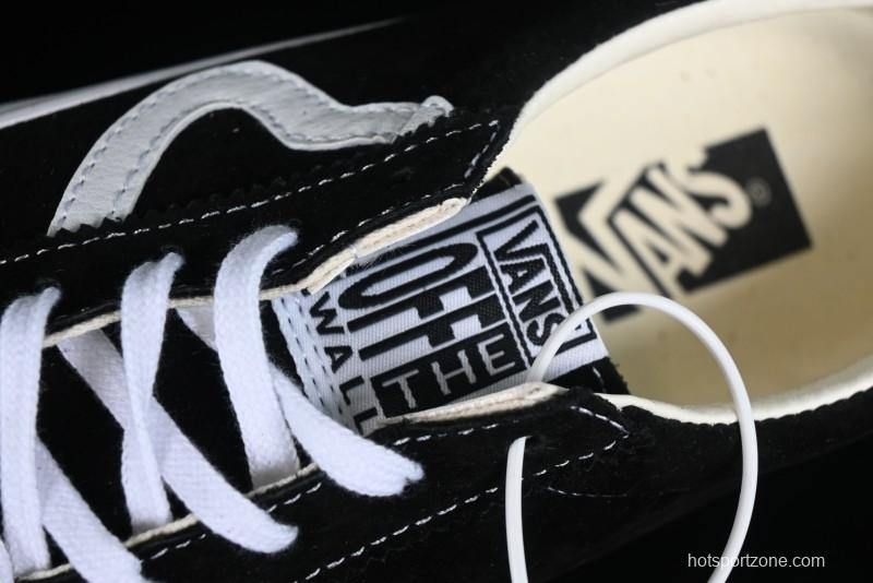 Vans Premium Sport 73 Classic Black & White Suede Low-Top Skate Shoes - VN000CR1BA2