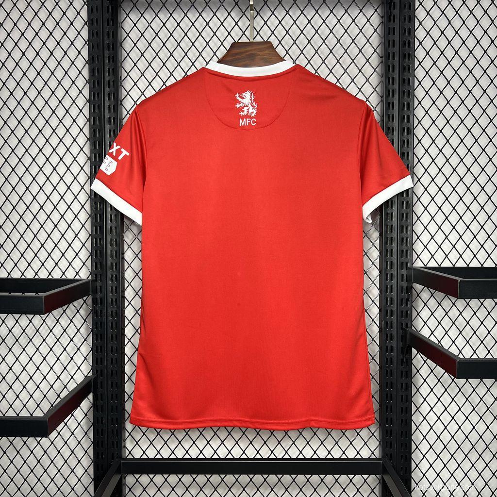 24/25 Middlesbrough Home Jersey