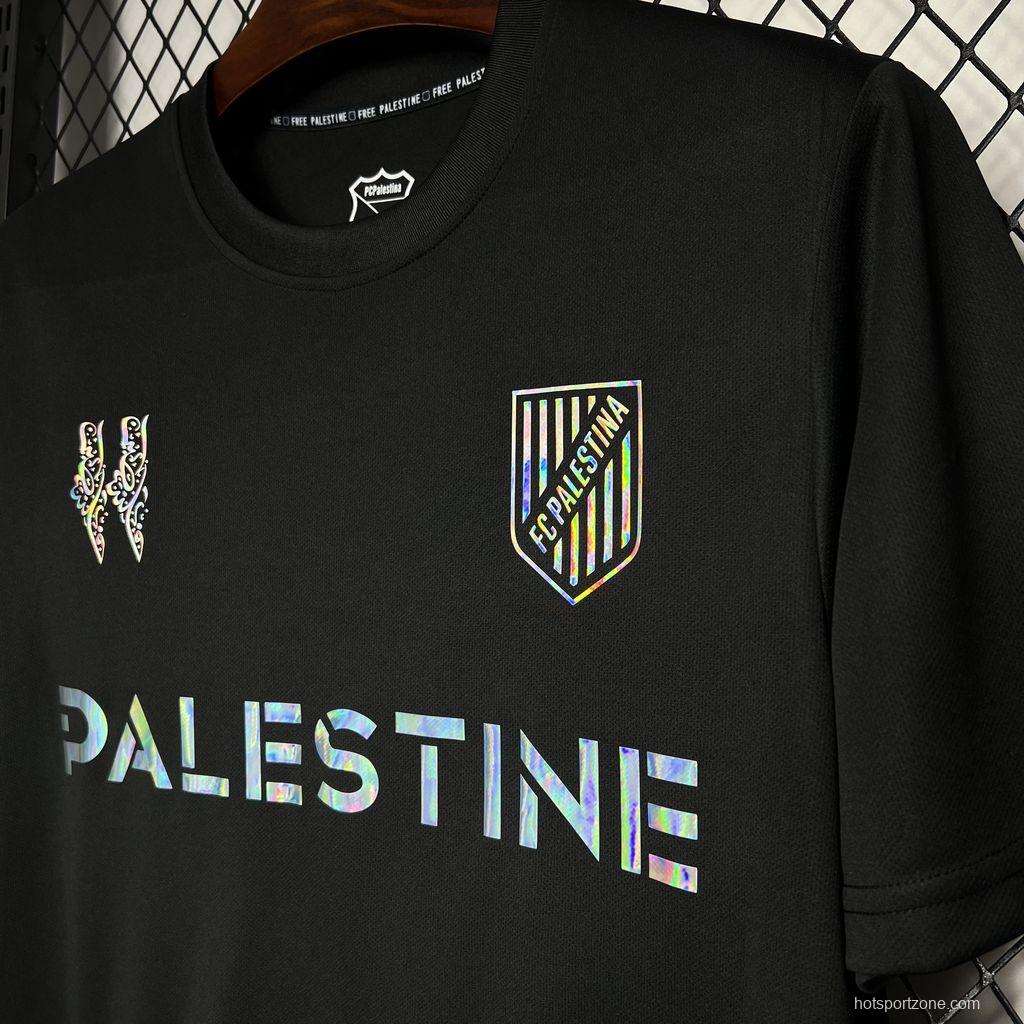 24/25 CD Palestino x Balmain Black T-Shirts