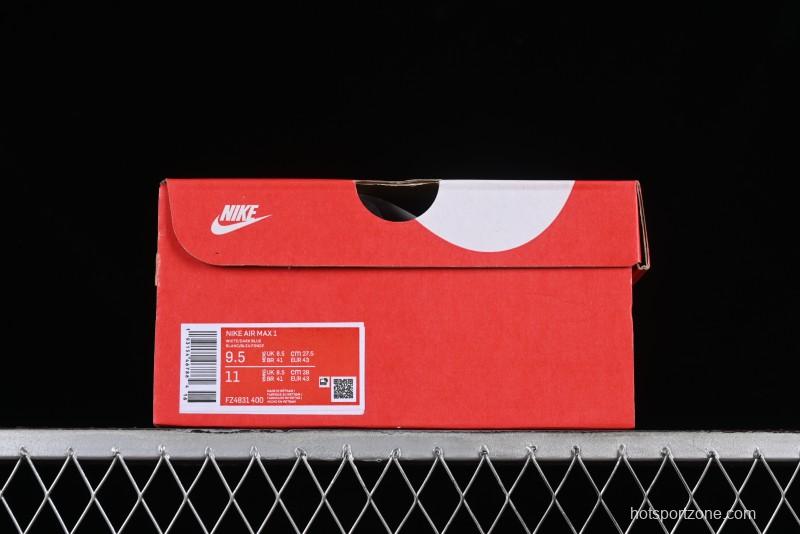 Nike Air Max 1 Retro Running Shoes with Half-Sole Air Cushion - FZ4831-400
