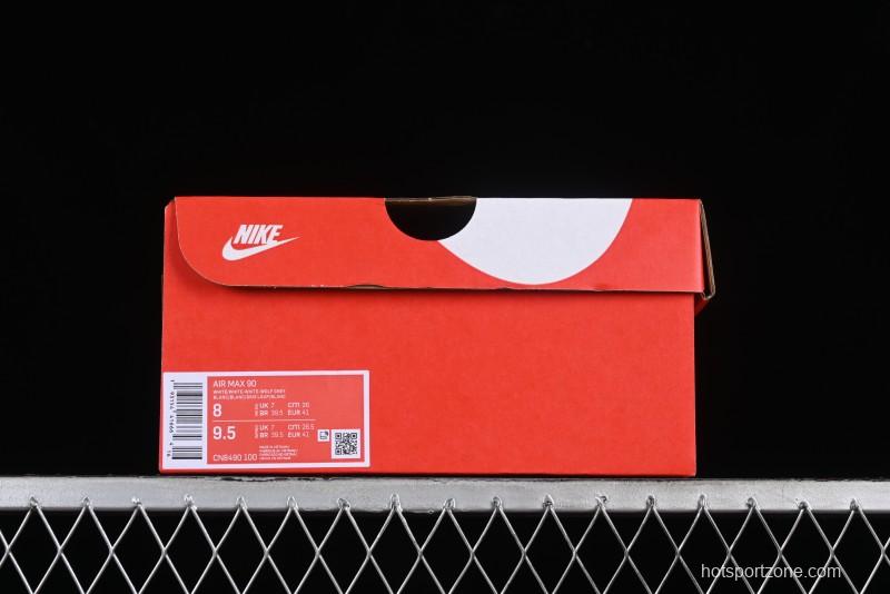Nike Air Max 90 Retro Running Shoes with Air Cushion Technology - CN8490-100