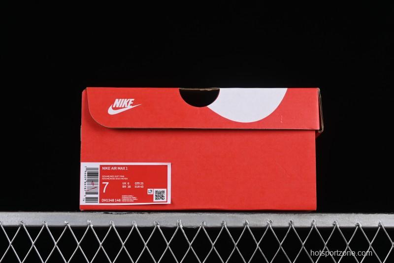 Nike Air Max 1 Premium Retro Running Shoes with Half-Sole Air Cushion - DH1348-146