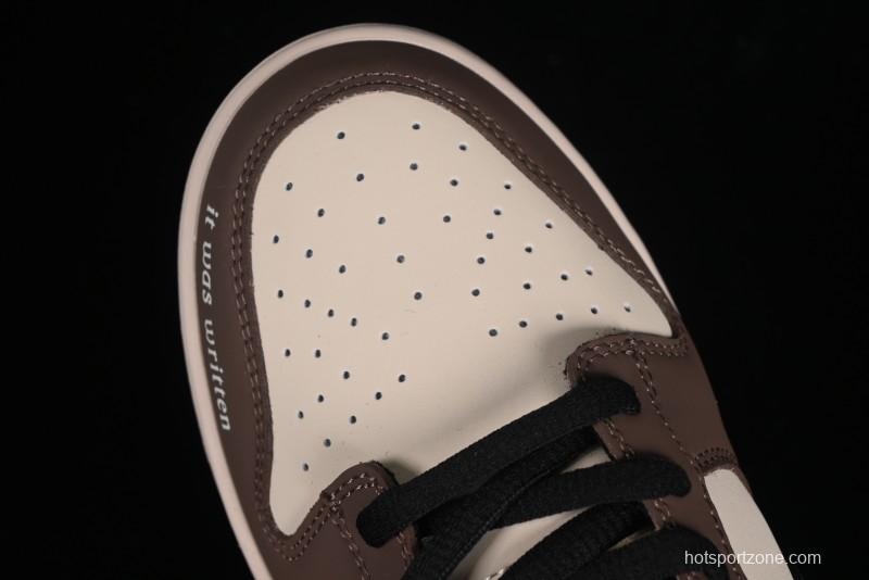 Nike SB Dunk Low Casual Skateboarding Shoes in Black/Brown - MU0232-370