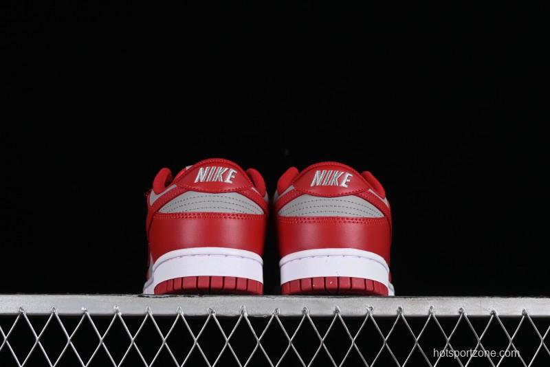 Nike SB Dunk Low Grey Red Colorway Low-Top Casual Skateboarding Shoes - CW1590-0002