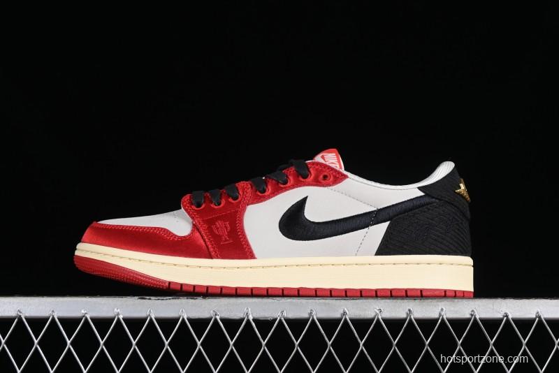 Nike Trophy Room x Jordan 1 Low OG "Away" Casual Sneakers - FN0432-100