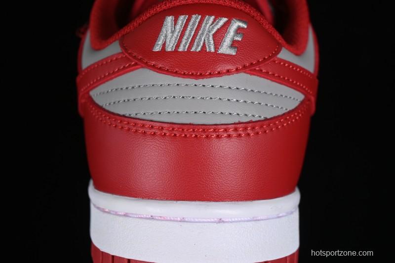 Nike SB Dunk Low Grey Red Colorway Low-Top Casual Skateboarding Shoes - CW1590-0002