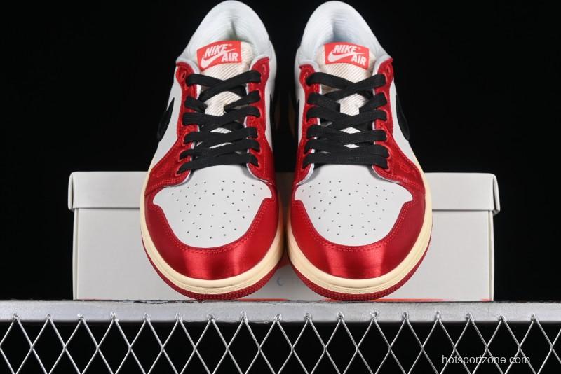 Nike Trophy Room x Jordan 1 Low OG "Away" Casual Sneakers - FN0432-100