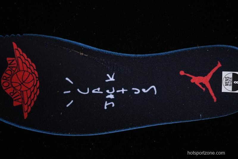 Nike Travis Scott x Air Jordan 1 Low OG AJ1 Reverse Swoosh Sneakers - DM7866-201