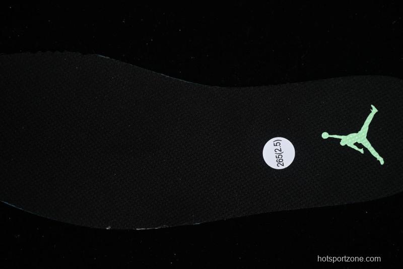 Nike Air Jordan 1 Low Retro Basketball Shoes in Mint Green and Black - 553558-131