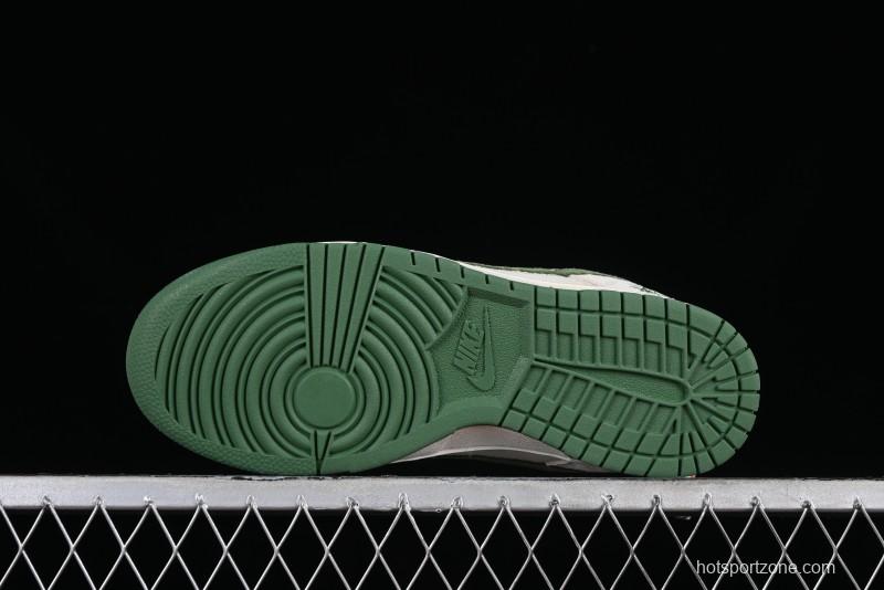 Stussy x Nike SB Dunk Low Retro Premium Casual Sneakers - DQ1098-340