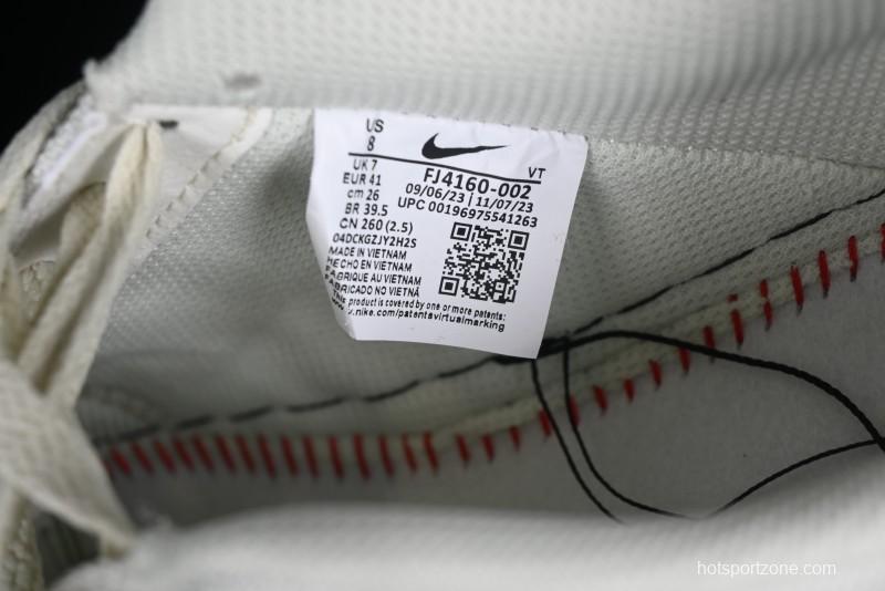 Nike Air Force 1 '07 Low White Black Canvas Casual Sneakers - FJ4160-002