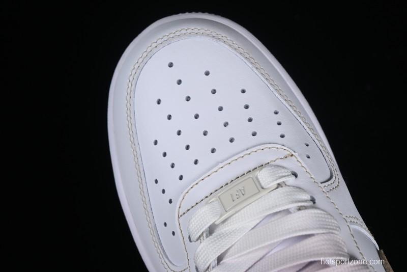 Nike Air Force 1 '07 Low Custom Official Hot-Sale Anime Theme Gradient Yellow Swoosh Casual Sneakers - FN0366-104