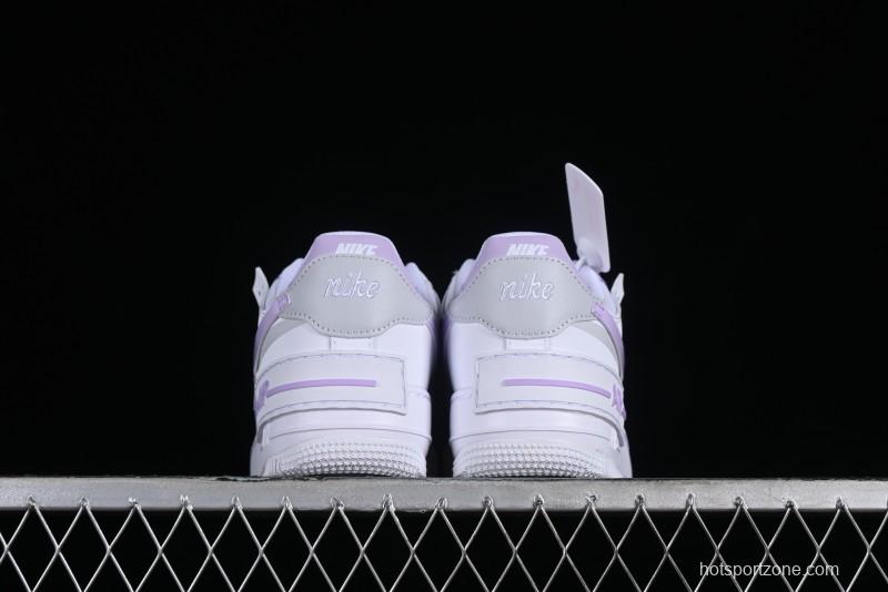 Nike Air Force 1 Shadow Lightweight Elevated Low-Top Casual Sneakers - FN6335-102