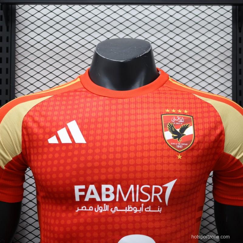 Player Version 24/25 Egypt Al Ahly Home Jersey