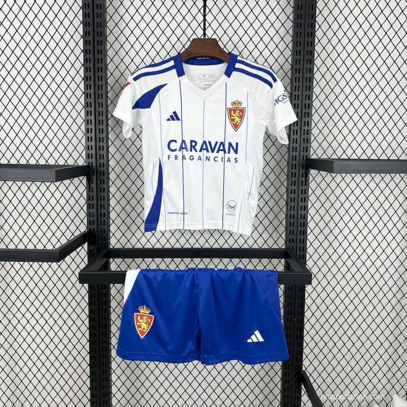 2425 Kids Real Zaragoza Home 16-28 Jersey