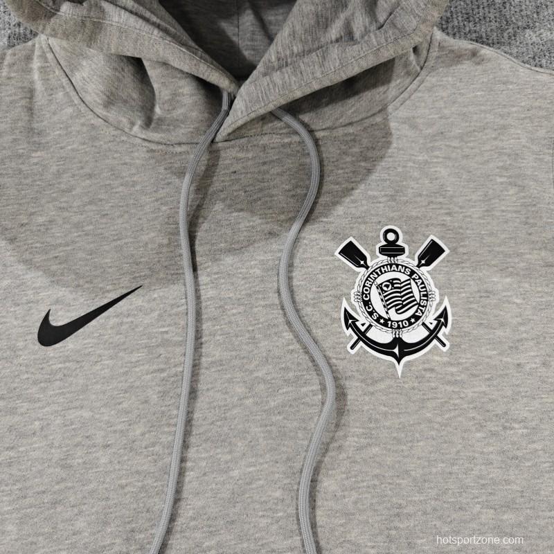 24/25 Corinthians Navy/Red/Black/Beige/Grey Hoodie WIth Black Badge