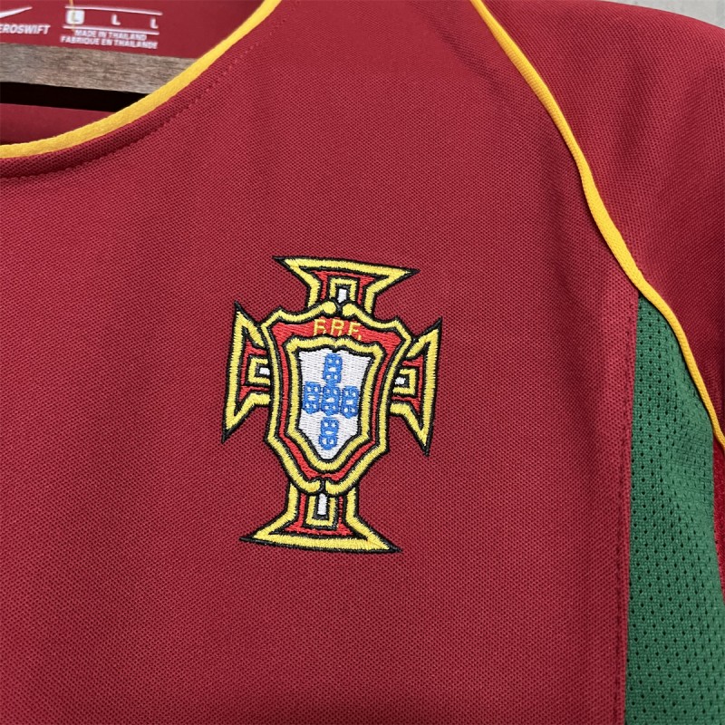 2002 Retro Portugal Home Jersey