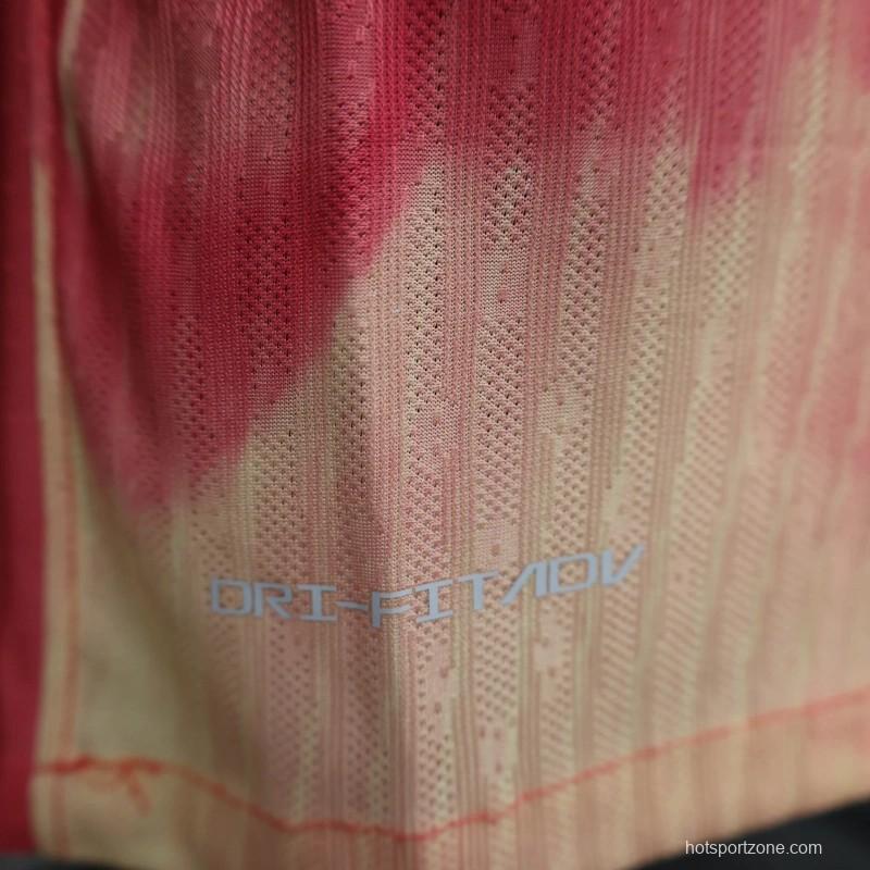 25/26 Player Version Barcelona 125th Anniversary Pink Special Edition Jersey