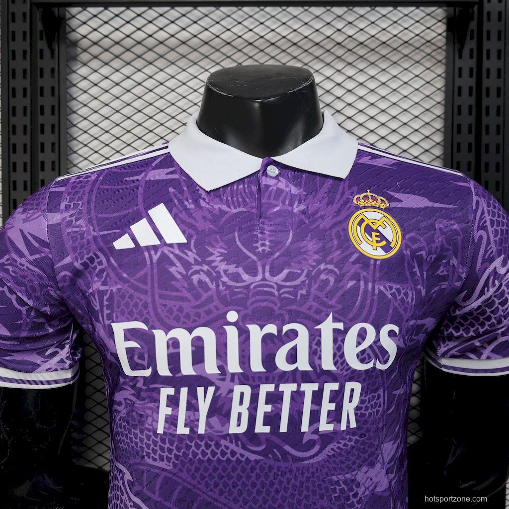 25/26 Player Version Real Madrid Purple Special Edition Jersey