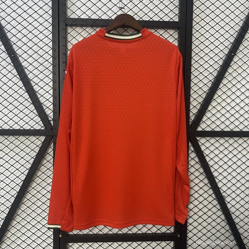 2025 Long Sleeve Portugal Home Jersey