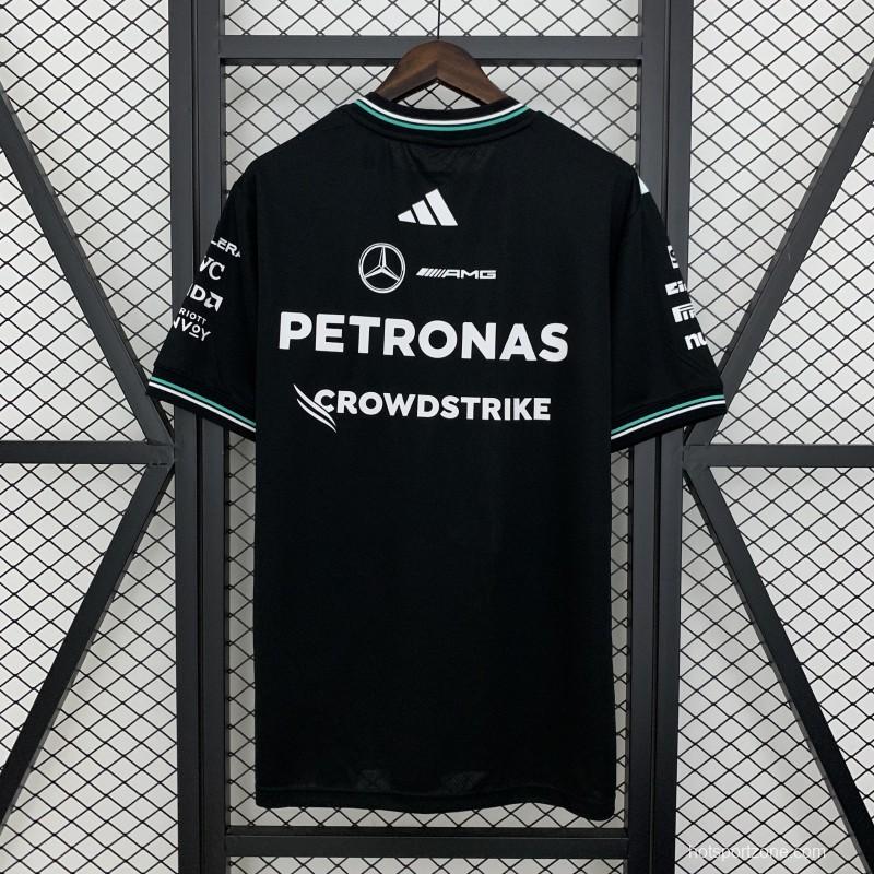 2025 F1 Formula AMG Black T-Shirt