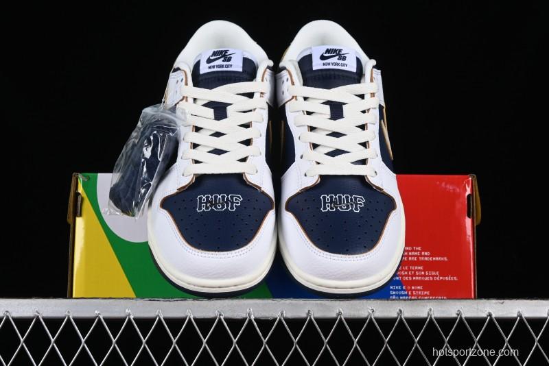 Nike HUF x SB Dunk Low NYC San Francisco Collaboration Skate Shoes - FD8775-100