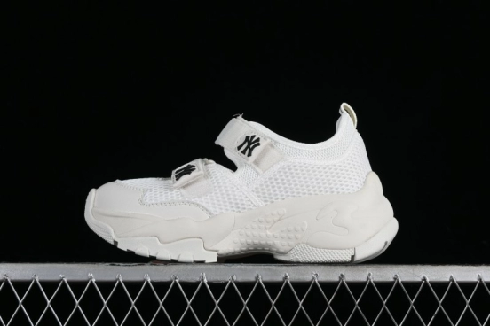 New York Yankees MLB Bigball Chunky Mask Jane Thick Platform Casual Sandals - 3ASDBCM4350IVS